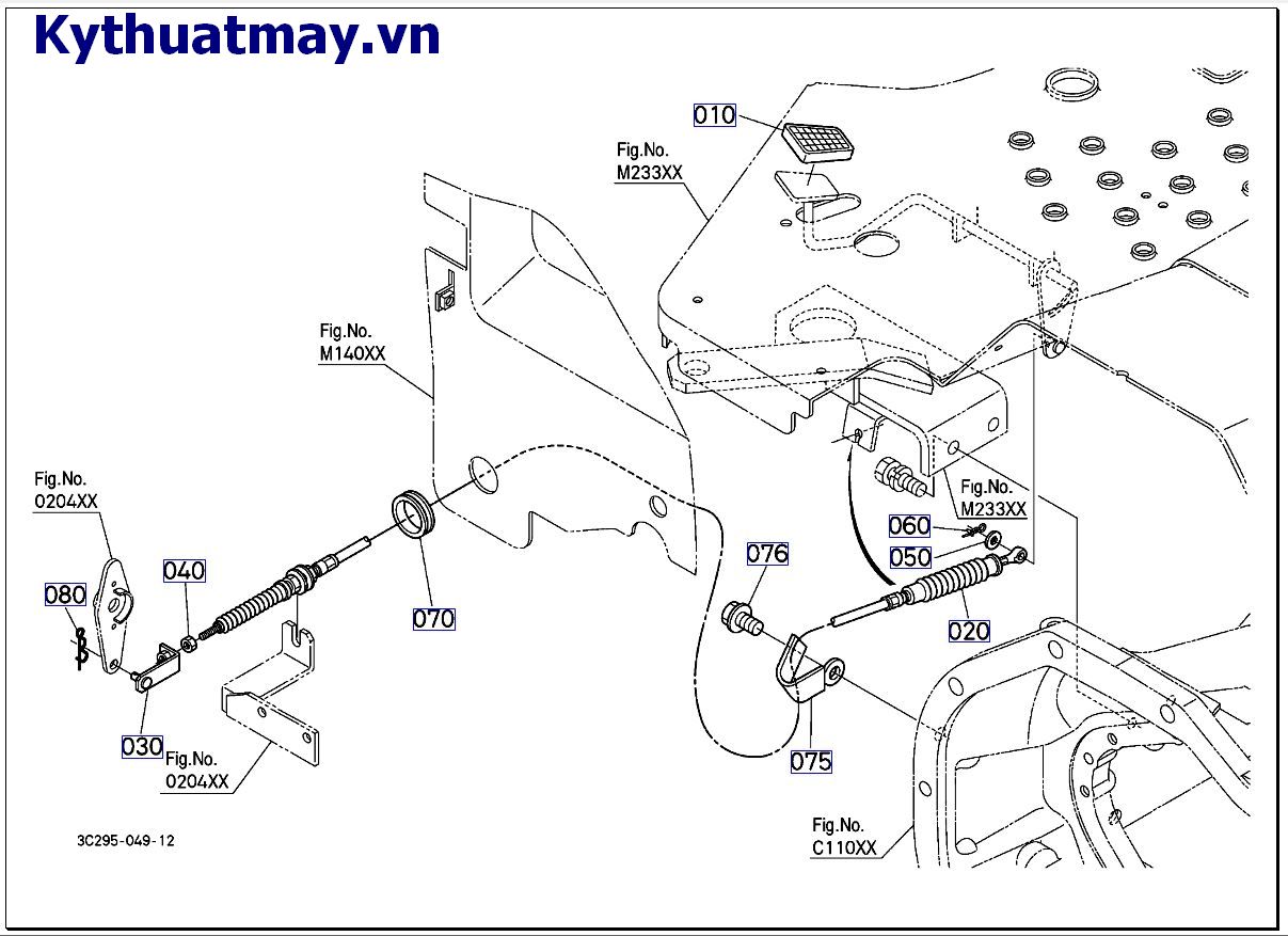 Bàn đạp tăng tốc ( cũ) 50001 đến 89999